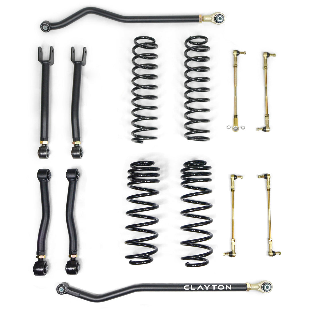 Clayton Off Road Jeep Wrangler 2.5 Inch Ride Right+ Lift Kit 2018+ JL 2 or 4 Door