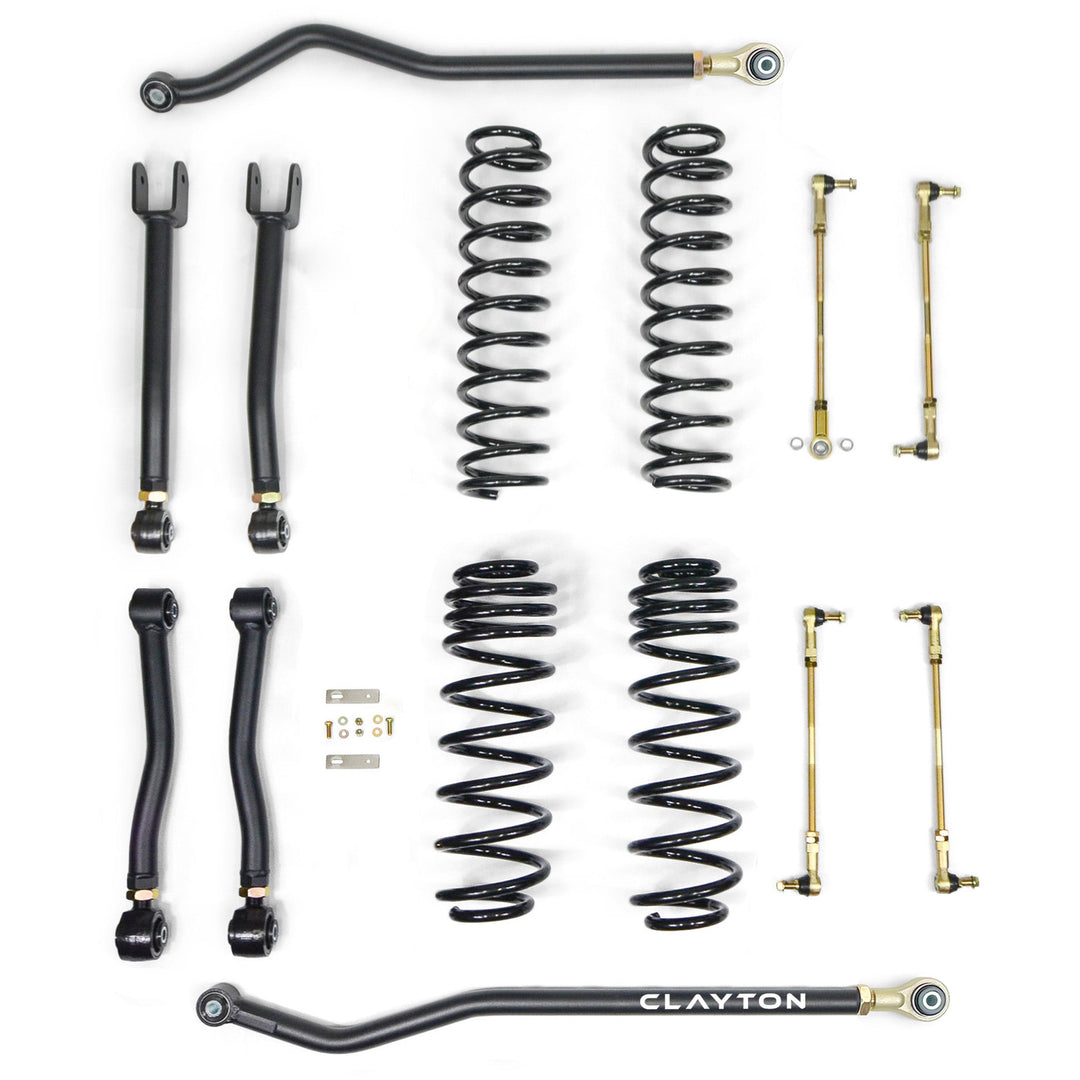 Clayton Off Road Jeep Wrangler 3.5 Inch Ride Right+ Lift Kit 2018+ JL 2 or 4 Door