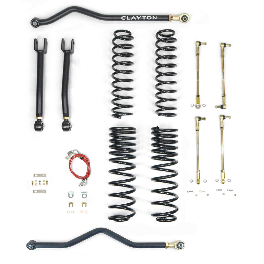 Clayton Off Road Jeep Gladiator Diesel 3.5 Inch Ride Right+ Lift Kit 2021-2023 JT