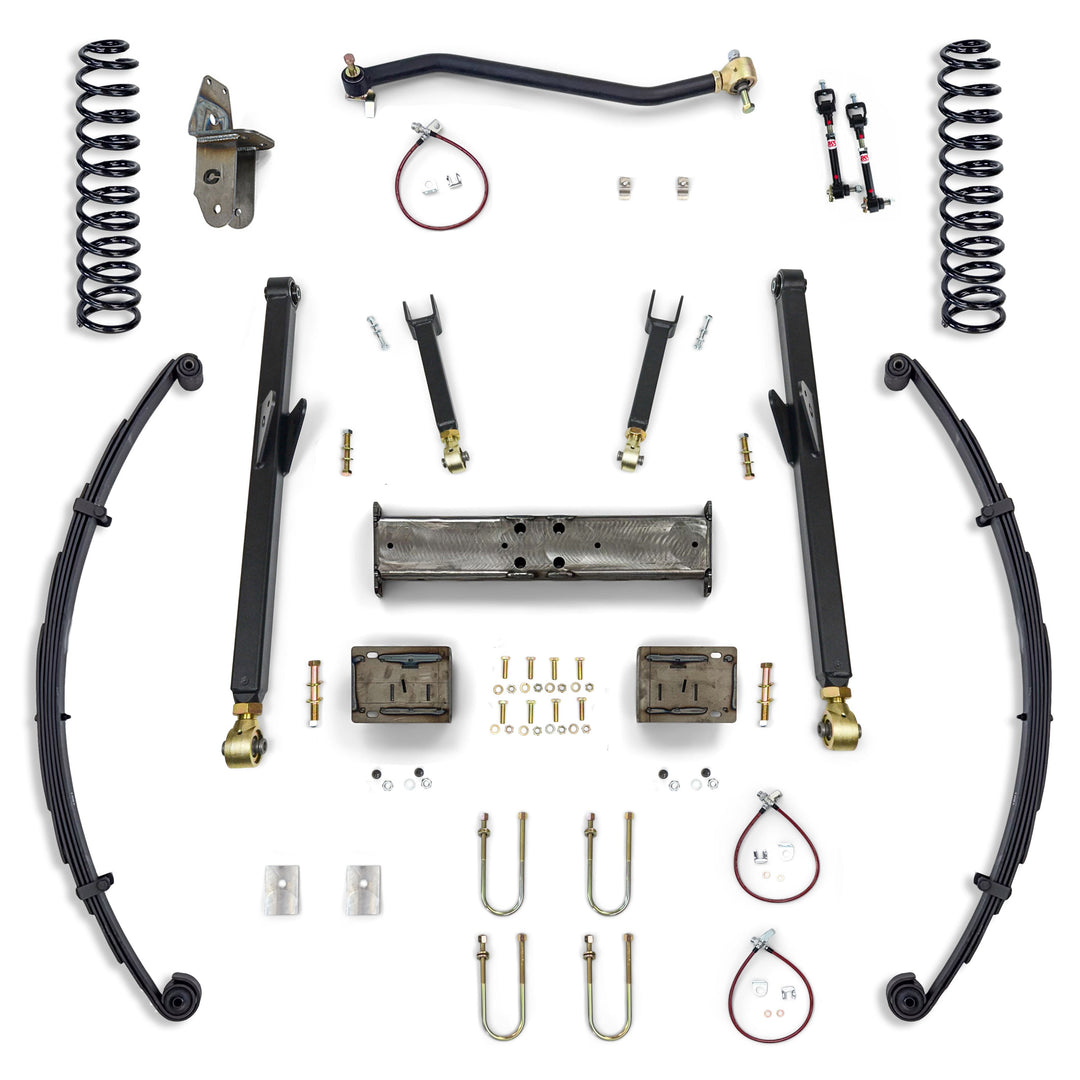 Clayton Off Road Jeep Cherokee 4.5 Inch Long Arm Lift Kit 1984-2001 XJ