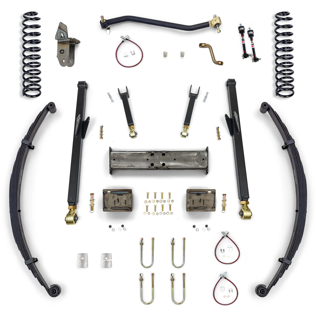 Clayton Off Road Jeep Cherokee 6.5 Inch Long Arm Lift Kit 1984-2001 XJ