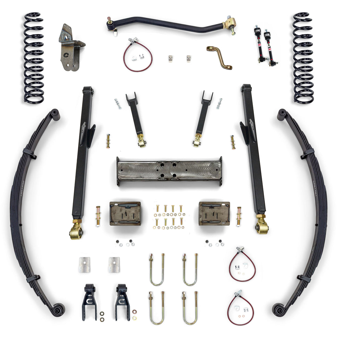Clayton Off Road Jeep Cherokee 8.0 Inch Long Arm Lift Kit 1984-2001 XJ