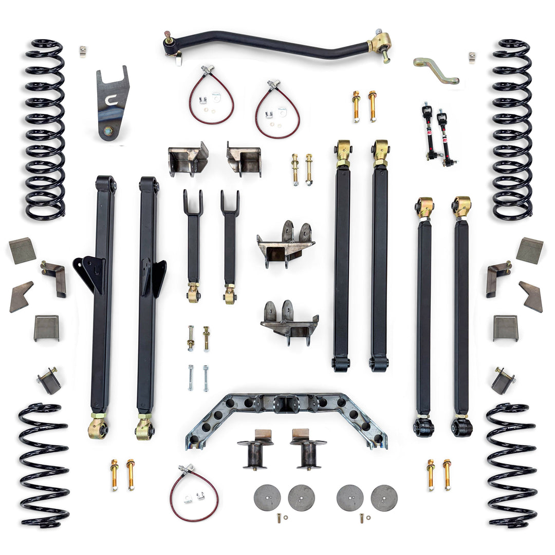 Clayton Off Road Jeep Wrangler 5.5 Inch Long Arm Lift Kit W/Rear 5 Inch Stretch 1997-2006 TJ