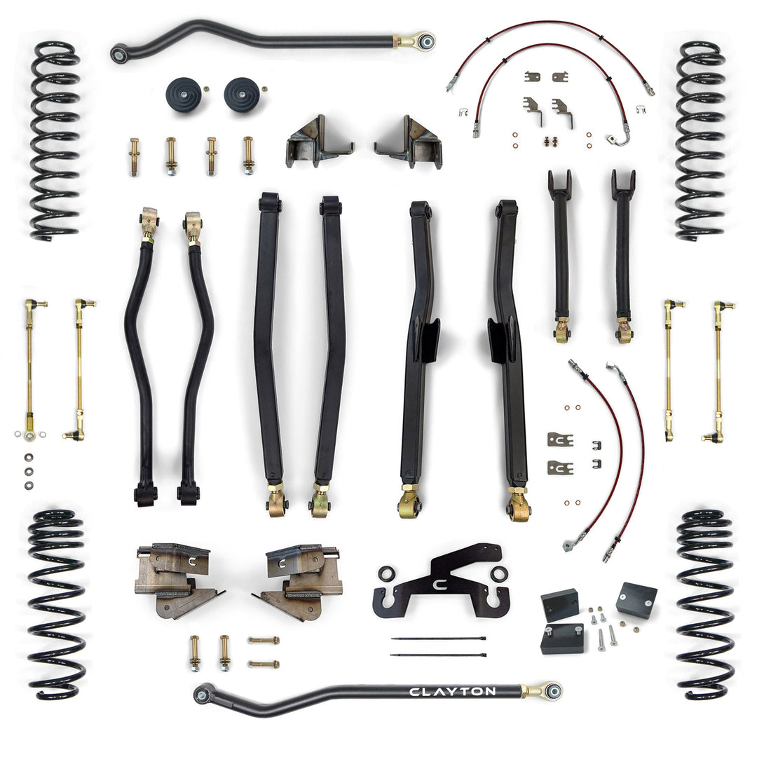 Clayton Off Road Jeep Wrangler 392 Premium 2.5 Inch Long Arm Lift Kit 2021+ JL