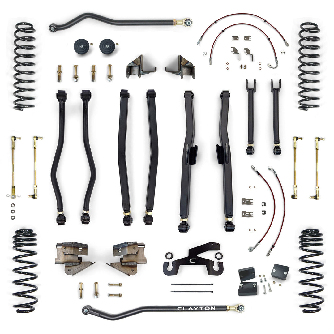 Clayton Off Road Jeep Wrangler 392 Overland Plus 3.5 Inch Long Arm Lift Kit 2021+ JL