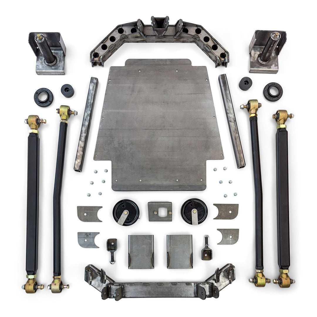 Clayton Off Road Jeep Cherokee Rear Long Arm Coil Conversion Kit 1984-2001 XJ