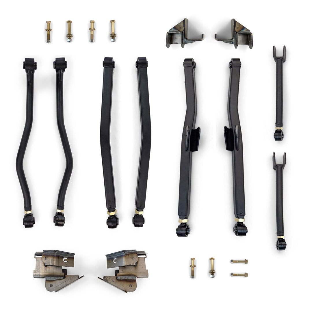 Clayton Off Road Wrangler OVERLAND+ Long Arm Upgrade Kit 3.6-V6/2.0-I4 2018+ JL