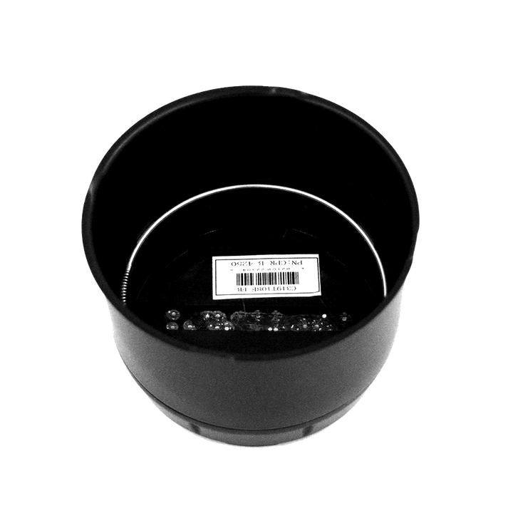 Raceline 935 Defender 2 Piece Black Push Through Cap 4.250 Bore CPR-B-4250