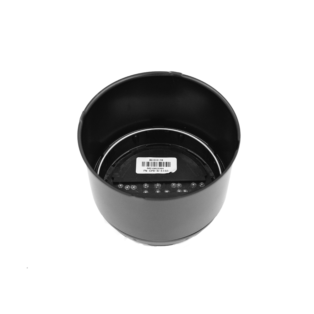 Raceline 2 Piece Black Push Through Cap 5.150 Bore 8x6.5 8x170 CPR-B-5150