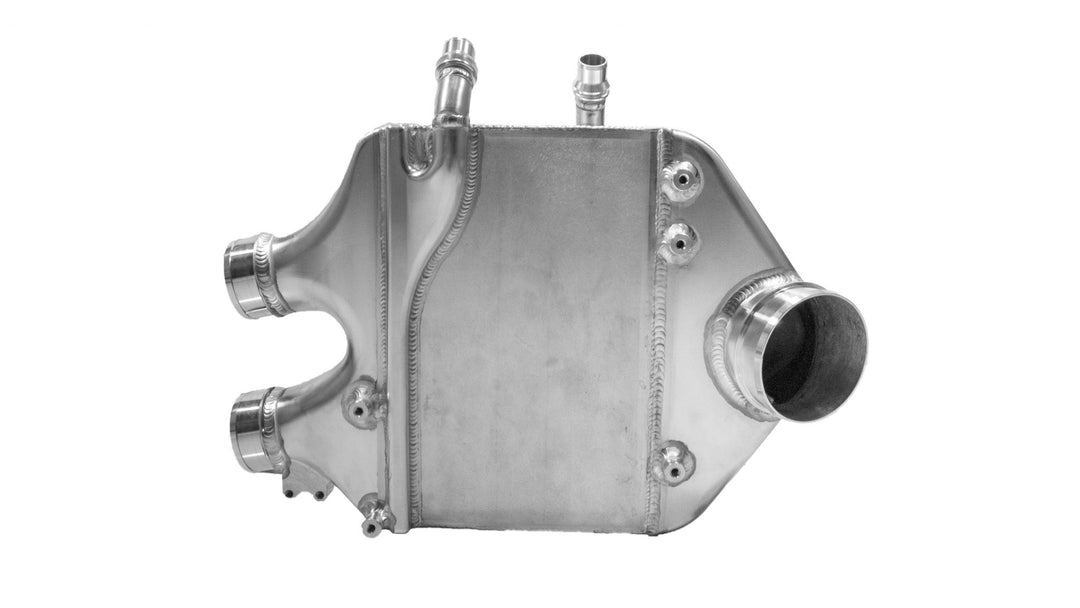 C&R BMW M4 F82 87mm Water-to-Air Charge Cooler (WCAC) - OEM Replacement, Larger Header CR-UC-RPI015B