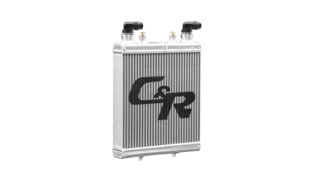 C&R Chevy Camaro 2016+ ZL1/SS Oil Cooler w/ -10 90-Degree Fittings CR-UC-SQC014B
