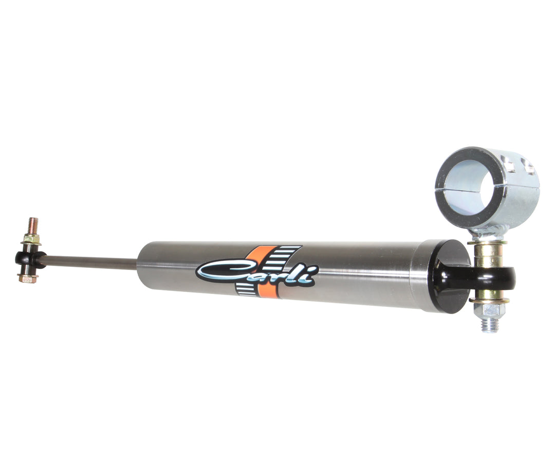 Carli 2000-2005 Ford Excursion Low Mount Steering Stabilizer - Stainless Steel