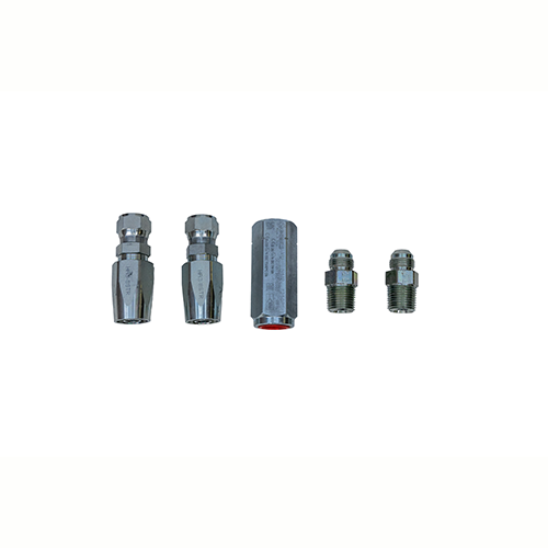 PSC One-Way Check Valve Kit In-Line w/ -8 AN Fittings CV100-8 | SKU CV100-8