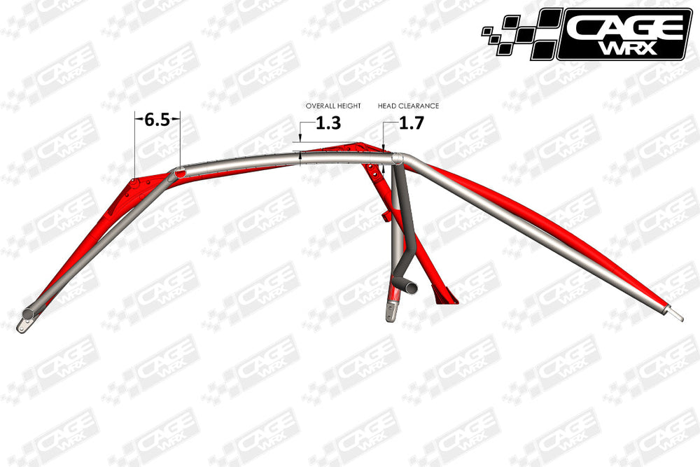 Cagewrx Kawasaki KRX 1000 Sport Cage Roll Cage Kit | image 2