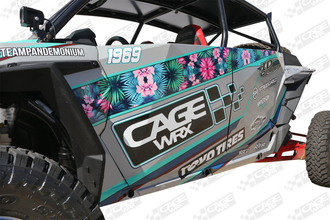 Cagewrx Polaris RZR Aluminum Doors XP4 1000 / XP4 Turbo / Turbo S4 (2015-2023) | image 2