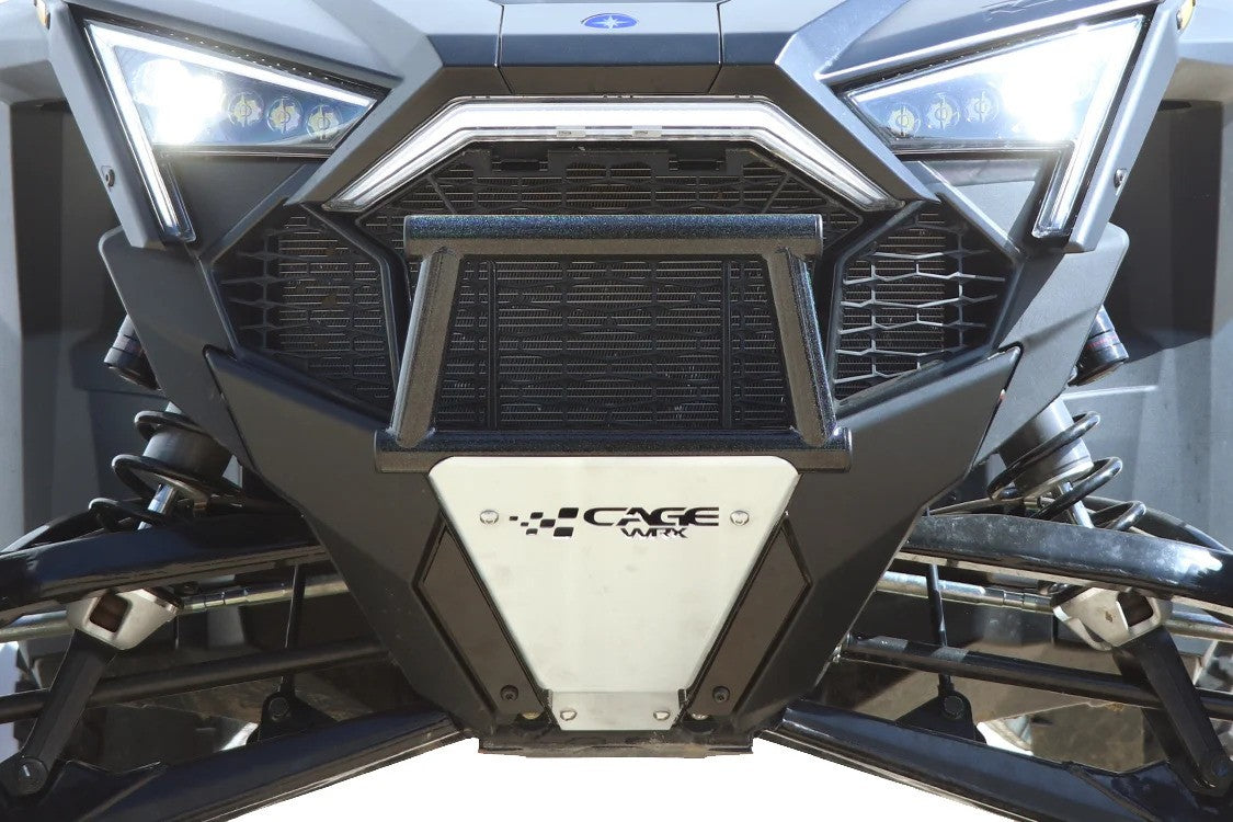 CageWrx RZR Pro R / Turbo R Front Bumper Assembled - Skinny Pedal Racing