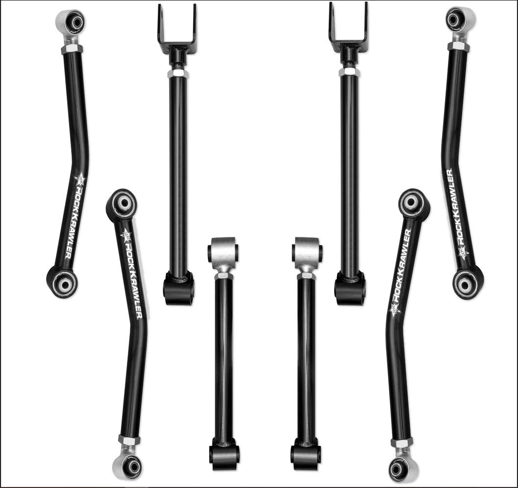 Rock Krawler Adventure-X Mid-Arm Control Arm Package for Jeep JK/JKU