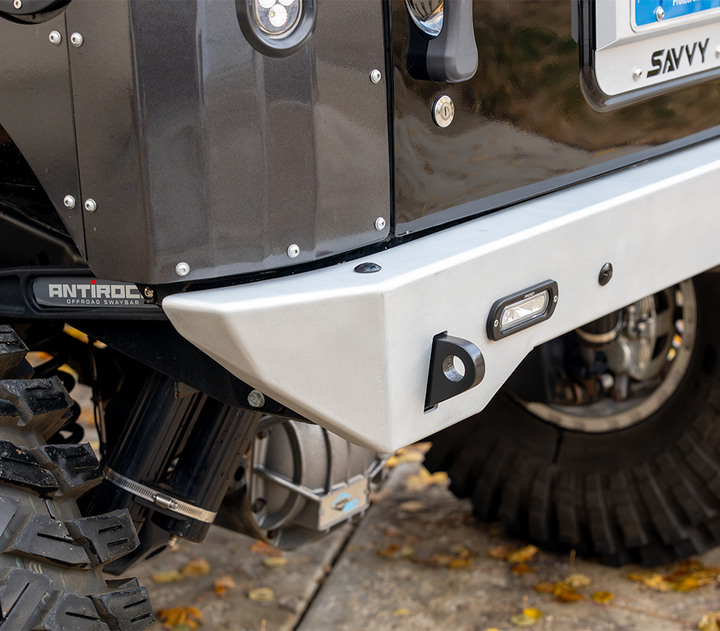 Savvy High Clearance Rear Bumper (Aluminum Krawler Lite) - 2007-2018 Jeep JK/JKU