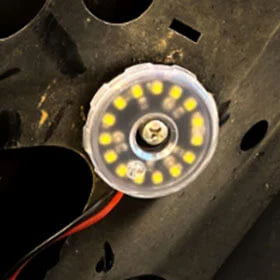 KC Hilites Cyclone V2 LED 6-Light - Clear Rock Light Kit