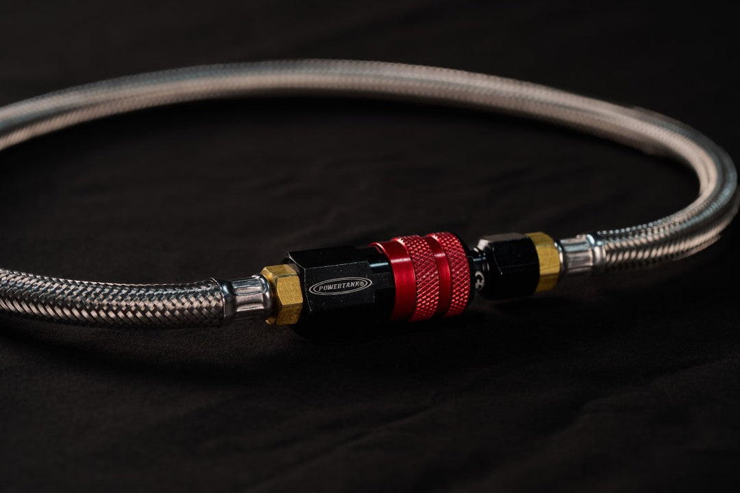 RED MOD - 2ft Hose Extension for "Stand Away Safety" - Ventoso™ RED - Skinny Pedal Racing