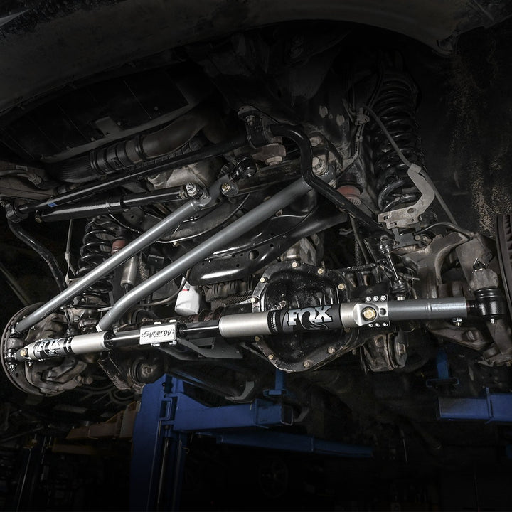 2005+ Ford Super Duty F-250/F350 Dual Steering Stabilizer Bracket Synergy MFG | SKU 8610-01