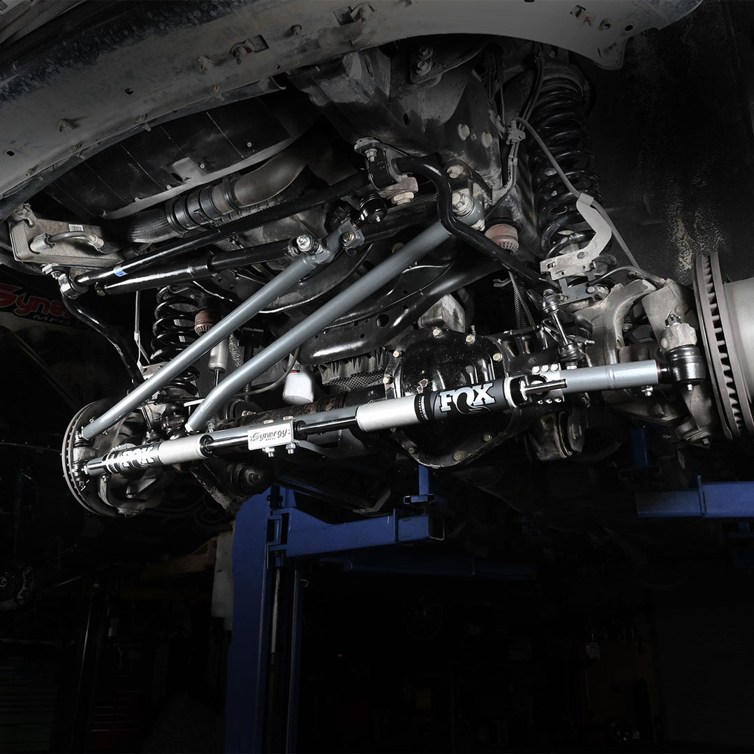 2005+ Ford Super Duty F-250/F350 Dual Steering Stabilizer Bracket Synergy MFG | SKU 8610-01