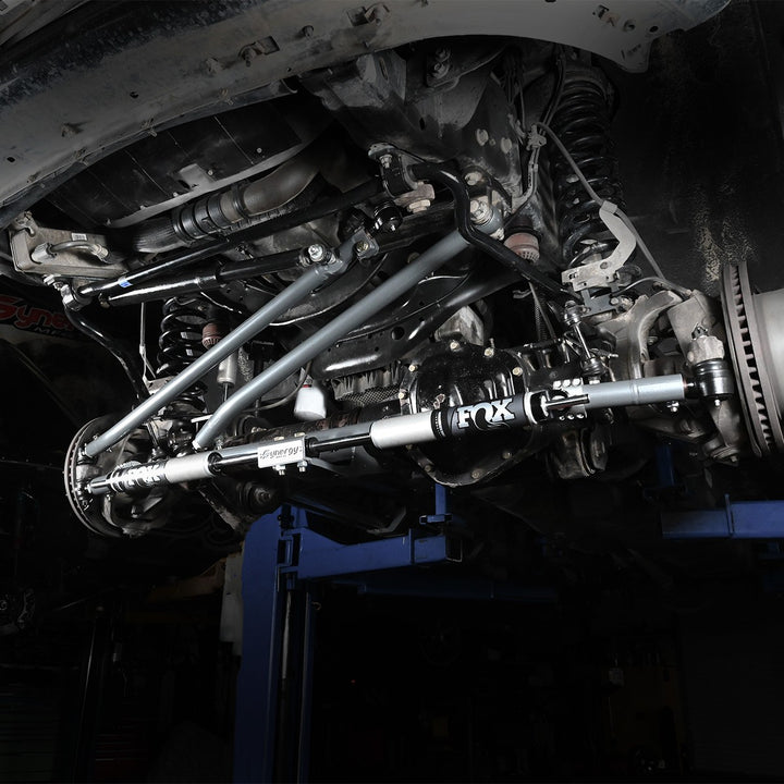 2005+ Ford Super Duty F-250/F350 Dual Steering Stabilizer Bracket Synergy MFG | SKU 8610-01