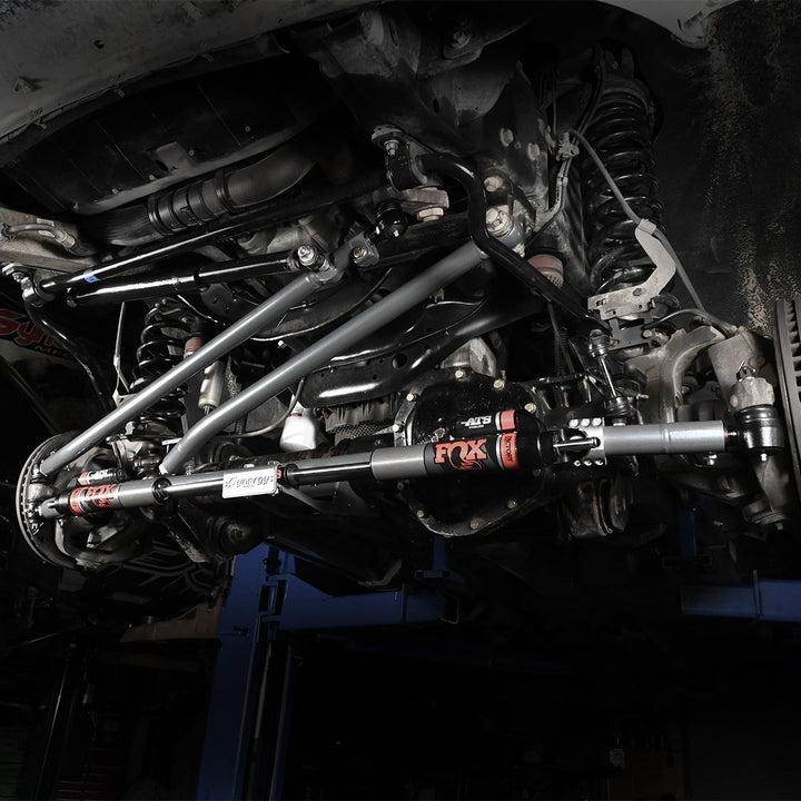 2005+ Ford Super Duty F-450/F-550/F-600 Dual Steering Stabilizer Bracket Synergy MFG | SKU 7610-01