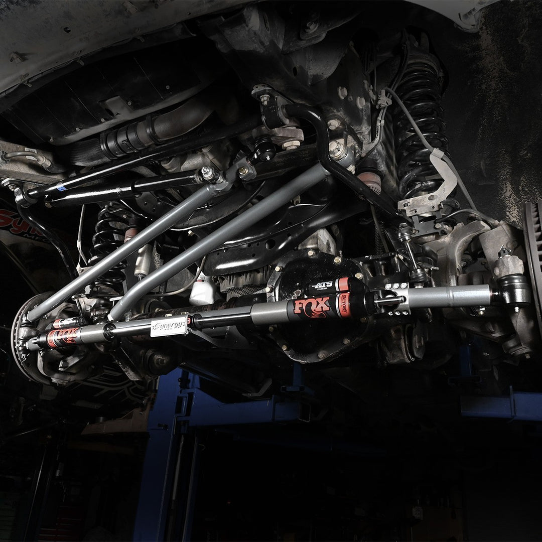 2005+ Ford Super Duty F-250/F350 Dual Steering Stabilizer Bracket Synergy MFG | SKU 8610-01