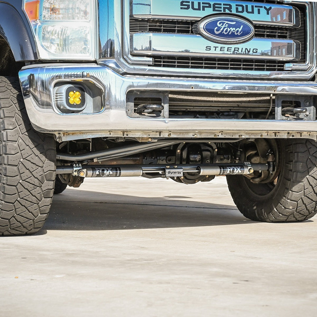 2005+ Ford Super Duty F-450/F-550/F-600 Dual Steering Stabilizer Bracket Synergy MFG | SKU 7610-01