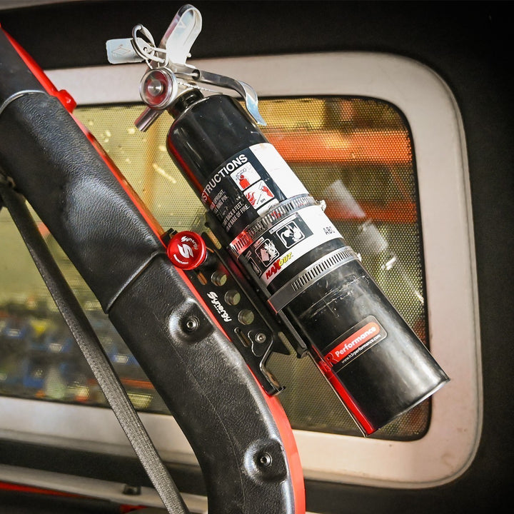 Quick Release Fire Extinguisher Mount Synergy MFG | SKU 4029-01