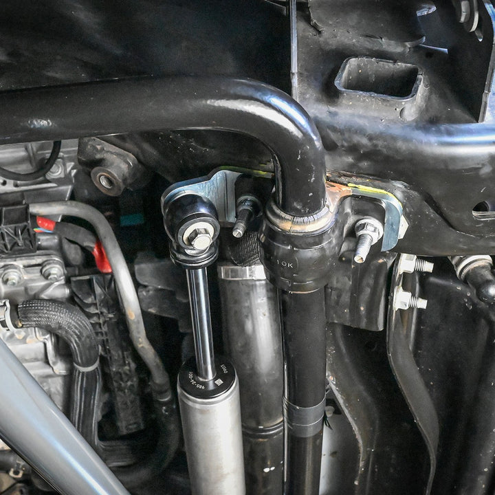 Ford Super Duty F-450/F-550/F-600 Frame Side Stabilizer Relocation kit Synergy MFG | SKU 7614-01