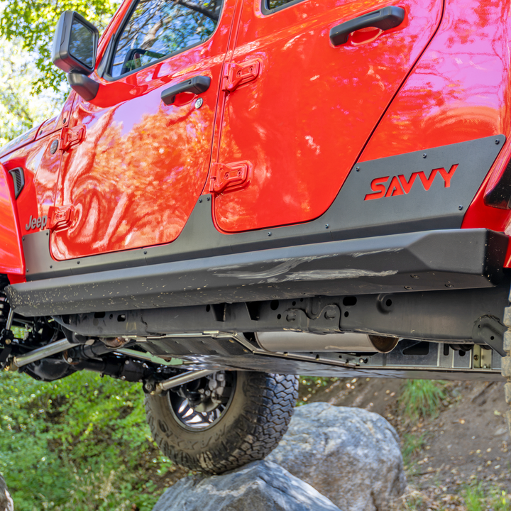 Savvy Rocker Armor Trim Kit (Lightweight Aluminum) - 2020-2026 Jeep JT