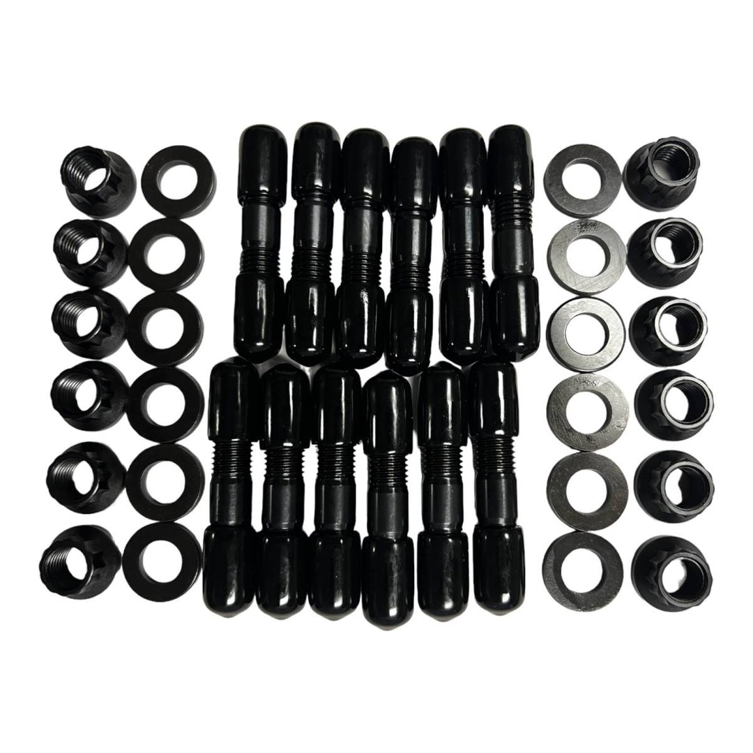Heavy Duty Exhaust Manifold Stud Kit for Dodge/Ram (1994-20) 5.9L and 6.7L Cummins Diesel (Black Oxide) Gator Fasteners | SKU EMSK5967C-BLK-JDZH
