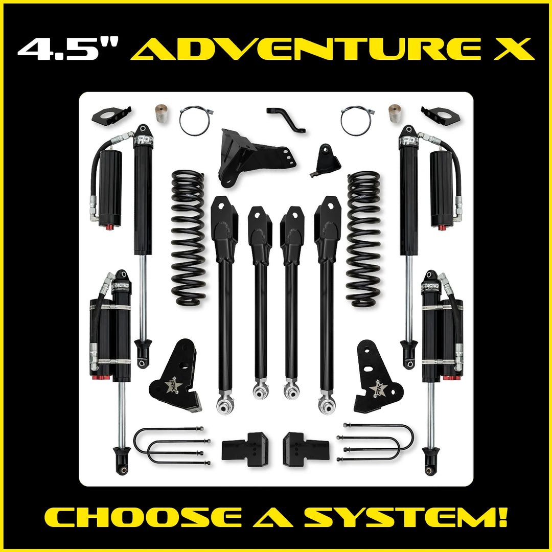 Rock Krawler 4.5 Inch Adventure X System - 2023+ Ford F250/F350 - Gas