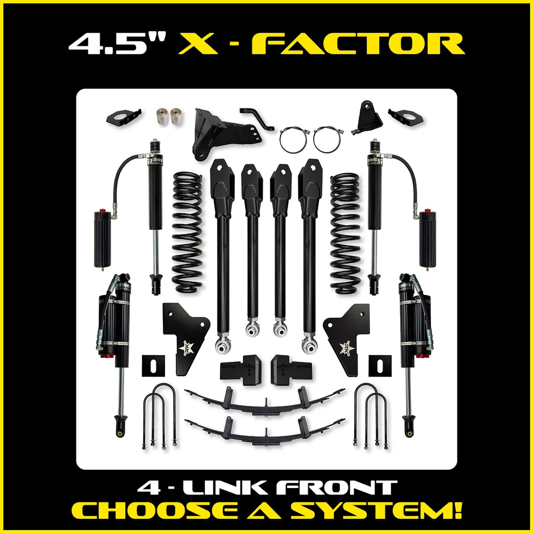 Rock Krawler 4.5 Inch X Factor System - 2023+ Ford F250/F350 - Gas