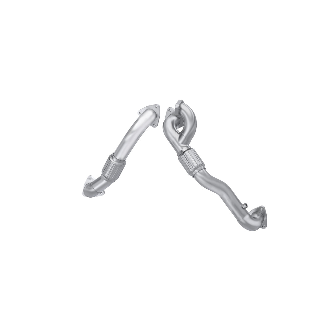 MBRP Turbo Up Pipe Kit For 08-10 Ford F250/350/450 6.4L Powerstroke Aluminized Steel Carb EO D-763-3 FAL2761