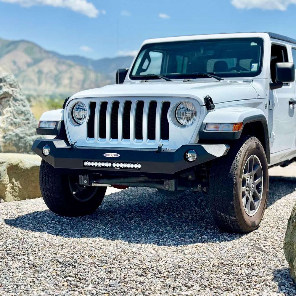 Rock Slide Engineering Appalachian Steel Entry Level Full Front Bumper Wrangler JL