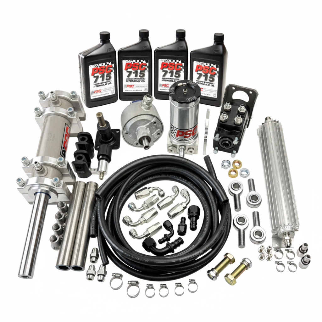 PSC Full Hydraulic Steering Kit 1405X Pump For 32"-40" Tires FHK100P | SKU FHK100P