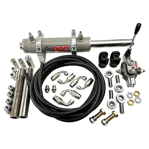PSC Full Hydraulic Rear Steer Kit 2.5" x 8" Cylinder for D60/70 Axle FHK100RS | SKU FHK100RS