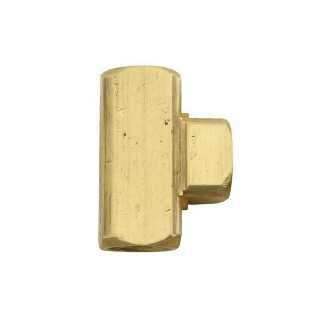 1/4" FPT x 1/4" FPT x 1/4" FPT Brass Tee