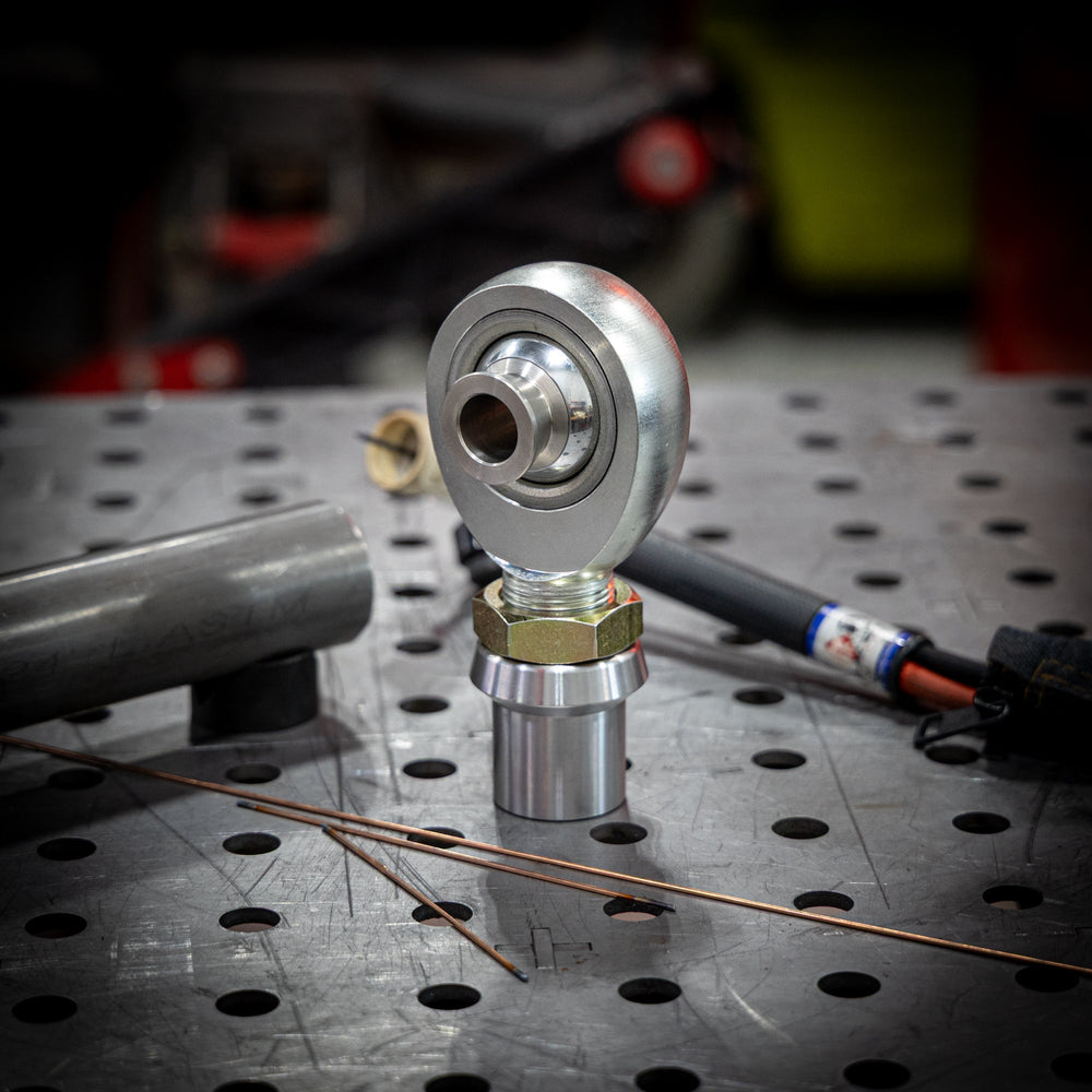 TMR Customs 7/8” FK Rod End (Heim Joint) Package with Round Tube Adapter