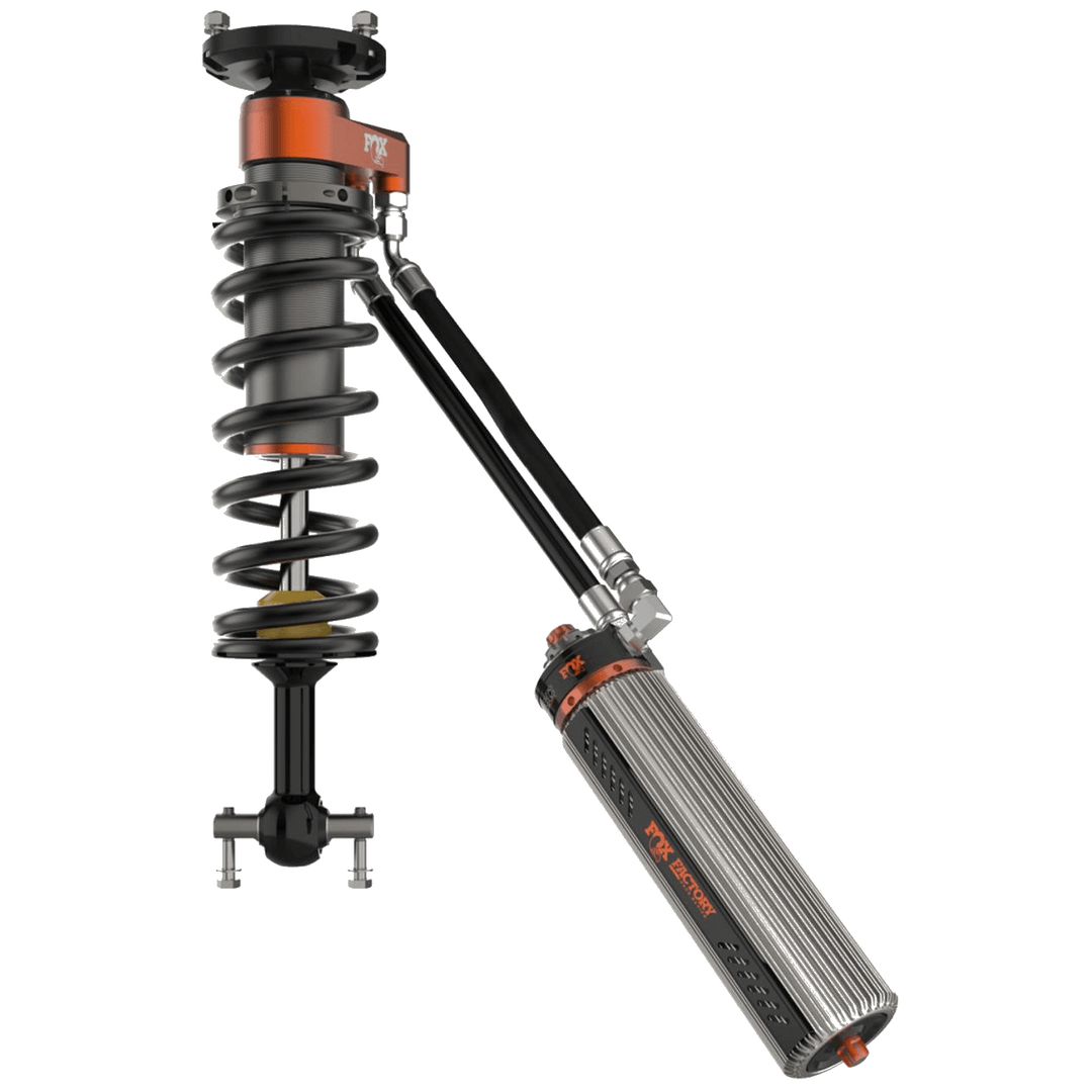 2019-2023  Silverado/Sierra 1500 Front Coilover Internal Bypass Factory Race 3.0 Recirculating Remote Reservoir Dual Speed Compression Adjuster Non-TB/Non-AT4 3.5 Lift TB/AT4 1.5 Lift Fox Offroad Shocks FOX88306175