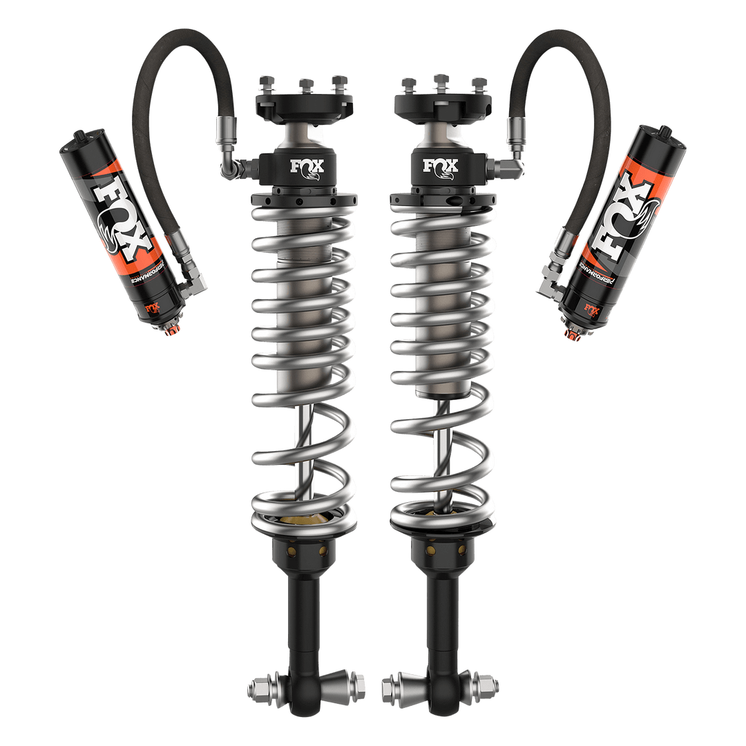 21-Up Ford Bronco 4 Door No Raptor Rear Coilover Performance Elite 2.5 Remote Reservoir Base 2-2.5 Inch Lift Sasquatch 2 Inch Dual Speed Compression Adjuster Fox Offroad Shocks FOX88306213