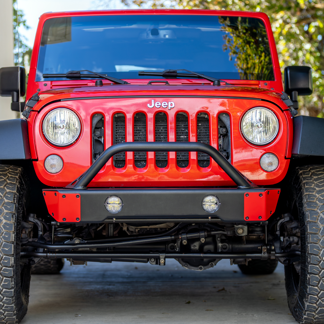 Savvy Krawler Lite Front Bumper Hardcore Corners (Steel) - 2007-2026 Jeep JK/JL/JT