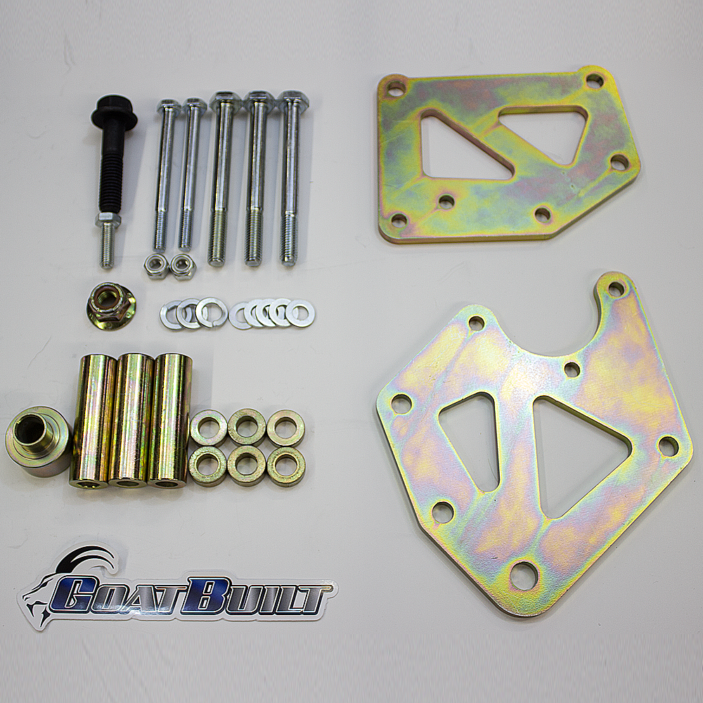 Goat Built 4406-F Driver Side CBR Pump Bracket, High Mount - F-Body Spacing