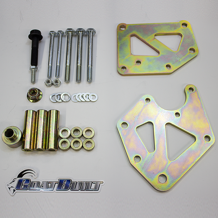 Goat Built 4406-F Driver Side CBR Pump Bracket, High Mount - F-Body Spacing