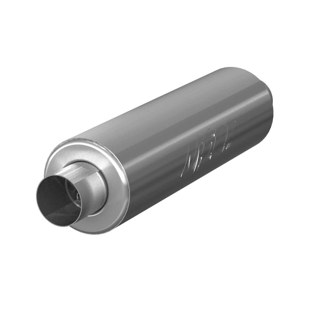 MBRP 3" Exhaust Pipe ID Inlet/Outlet 26" Single Chambered Muffler Aluminized Steel GP122106