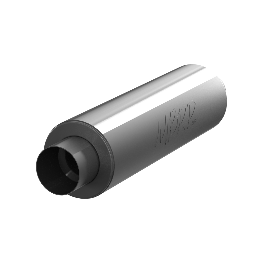 MBRP 5" ID Inlet/Outlet 31" Exhaust Pipe Single Muffler T409 Stainless Steel GP290022