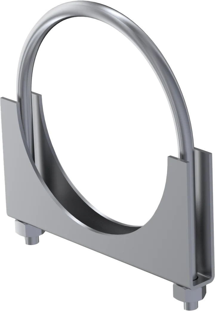 MBRP Exhaust Clamp 5" Saddle Clamp Mild Steel GP5C